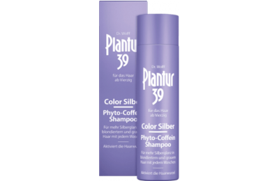 PLANTUR 39 Color Silver Шампунь с кофеином для светлых волос 250 мл